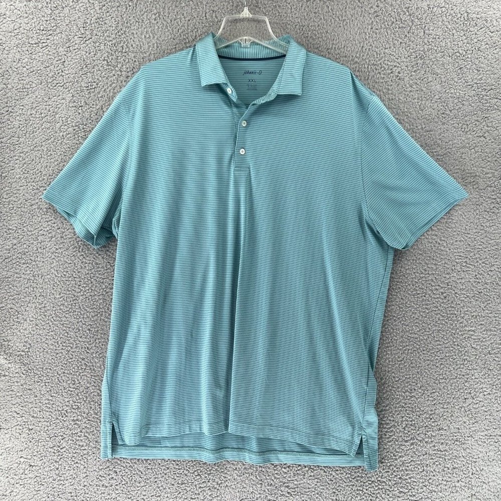Johnnie O Polo Shirt Mens 2XL Multicolor Lightweight Golf Casual Breathable - Picture 1 of 12